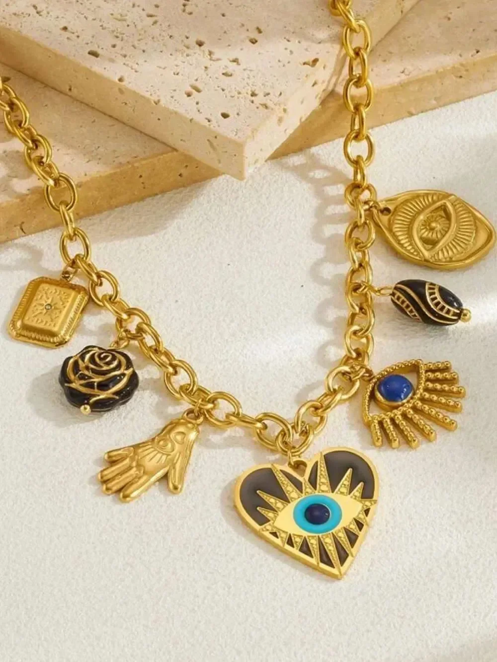 Anthropologie gold tone